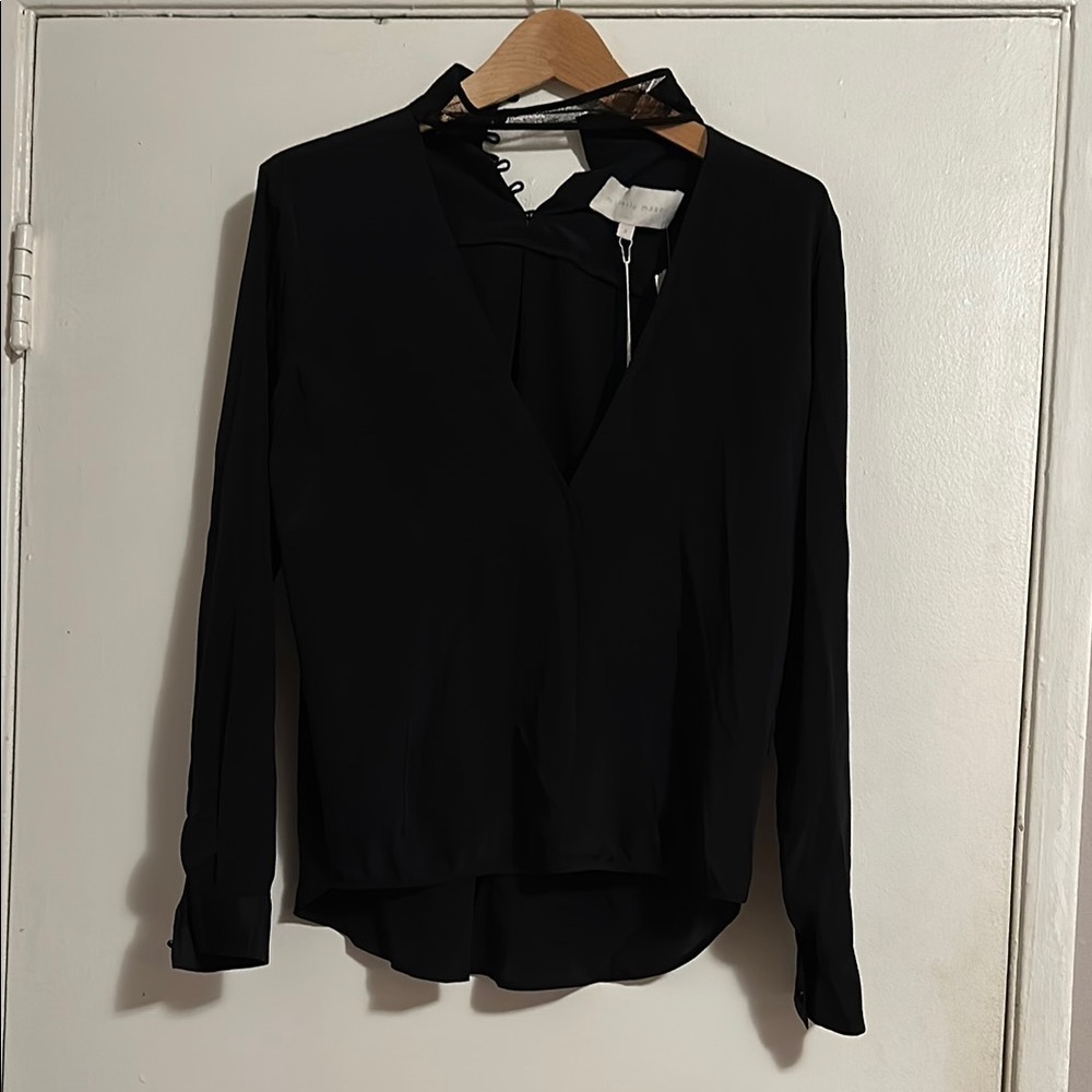 NWT Mason Black Women's Top